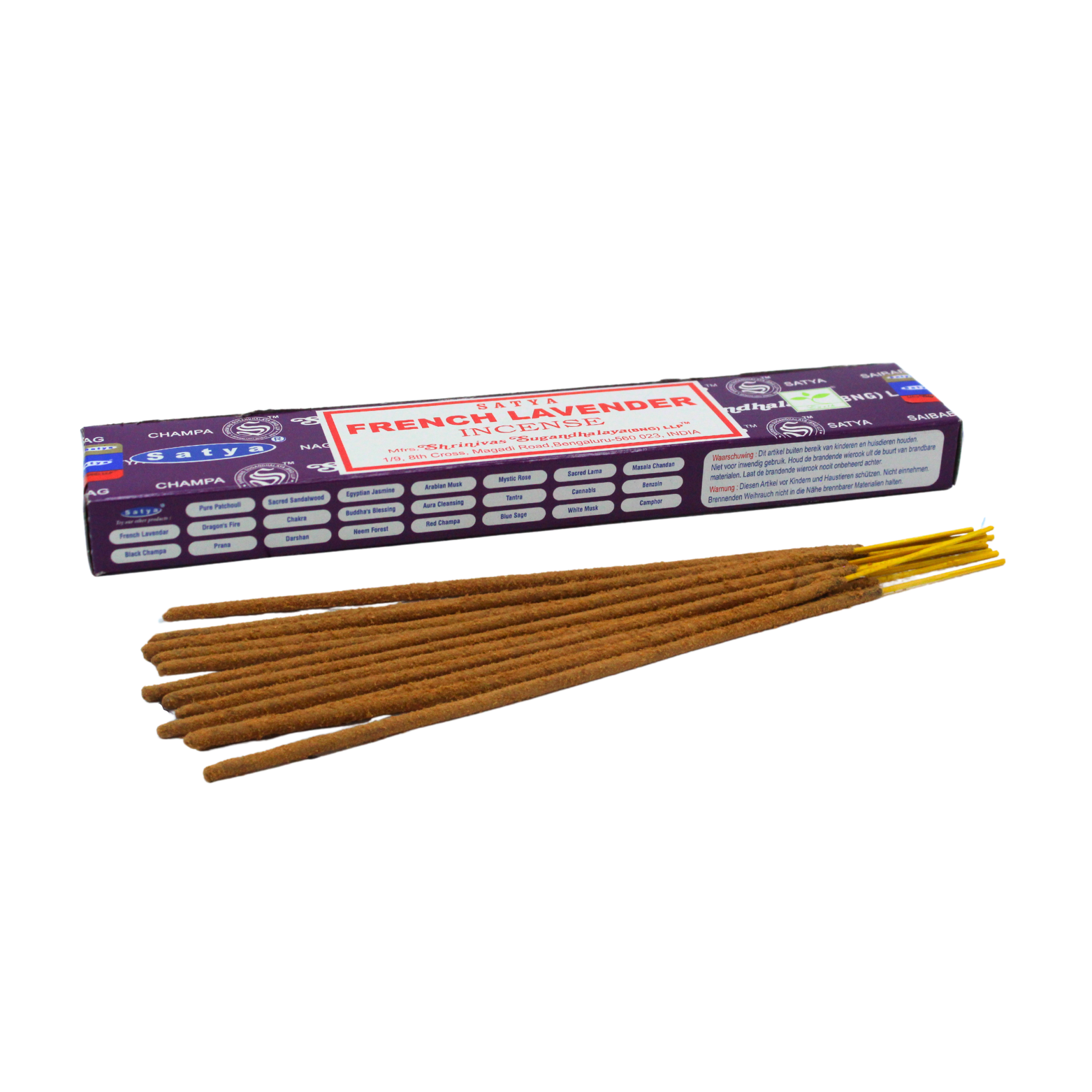 Satya French Lavender Incense Sticks incense sticks wholesale listing