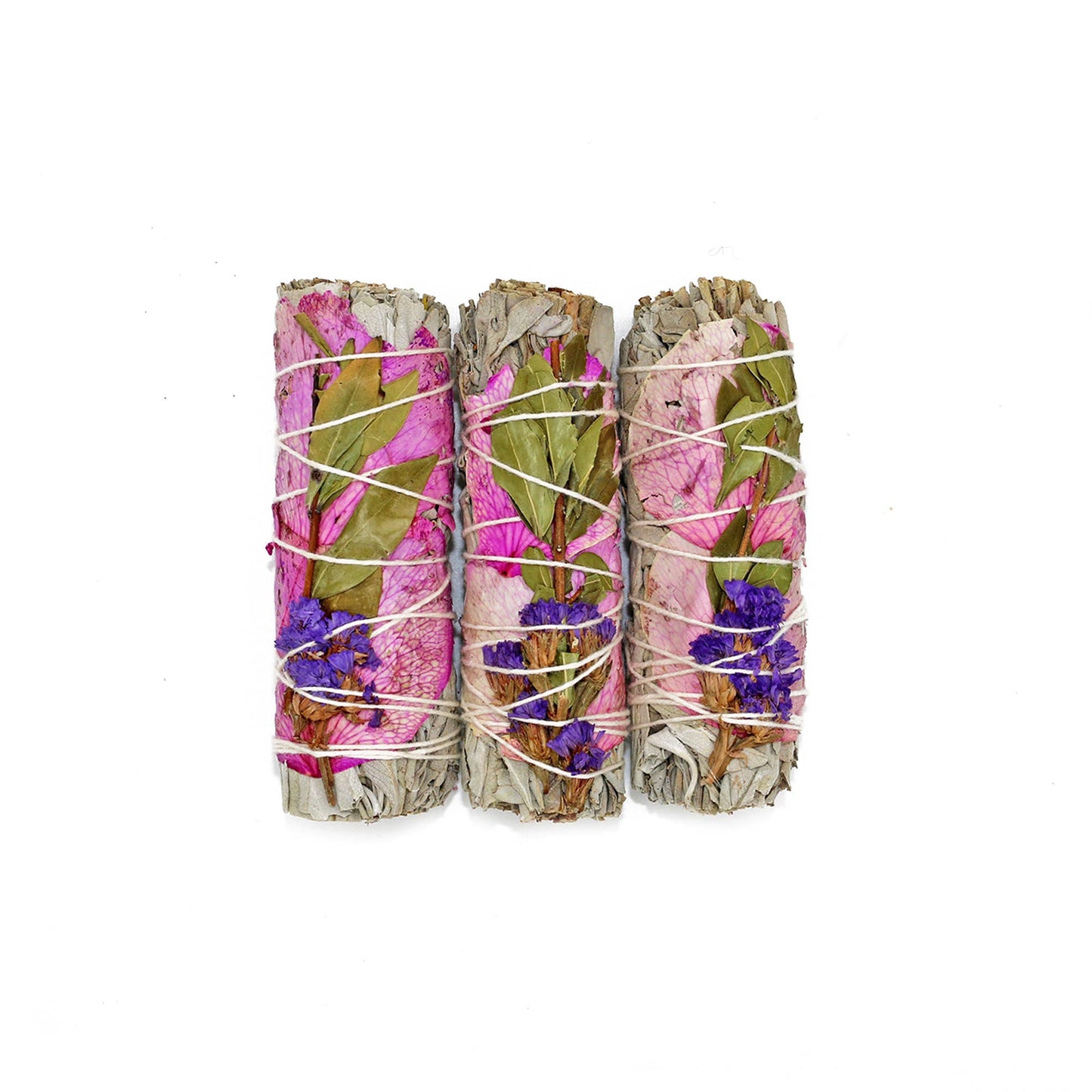 Rose Statice and Sage Smudge Stick product image 3