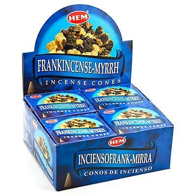 Hem Frankincense Myrrh Cones incense cones wholesale listing