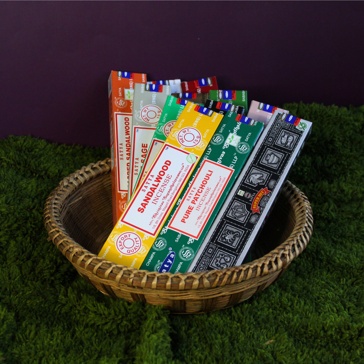 Satya Assorted Retail Pack ritual incense wholesale listing