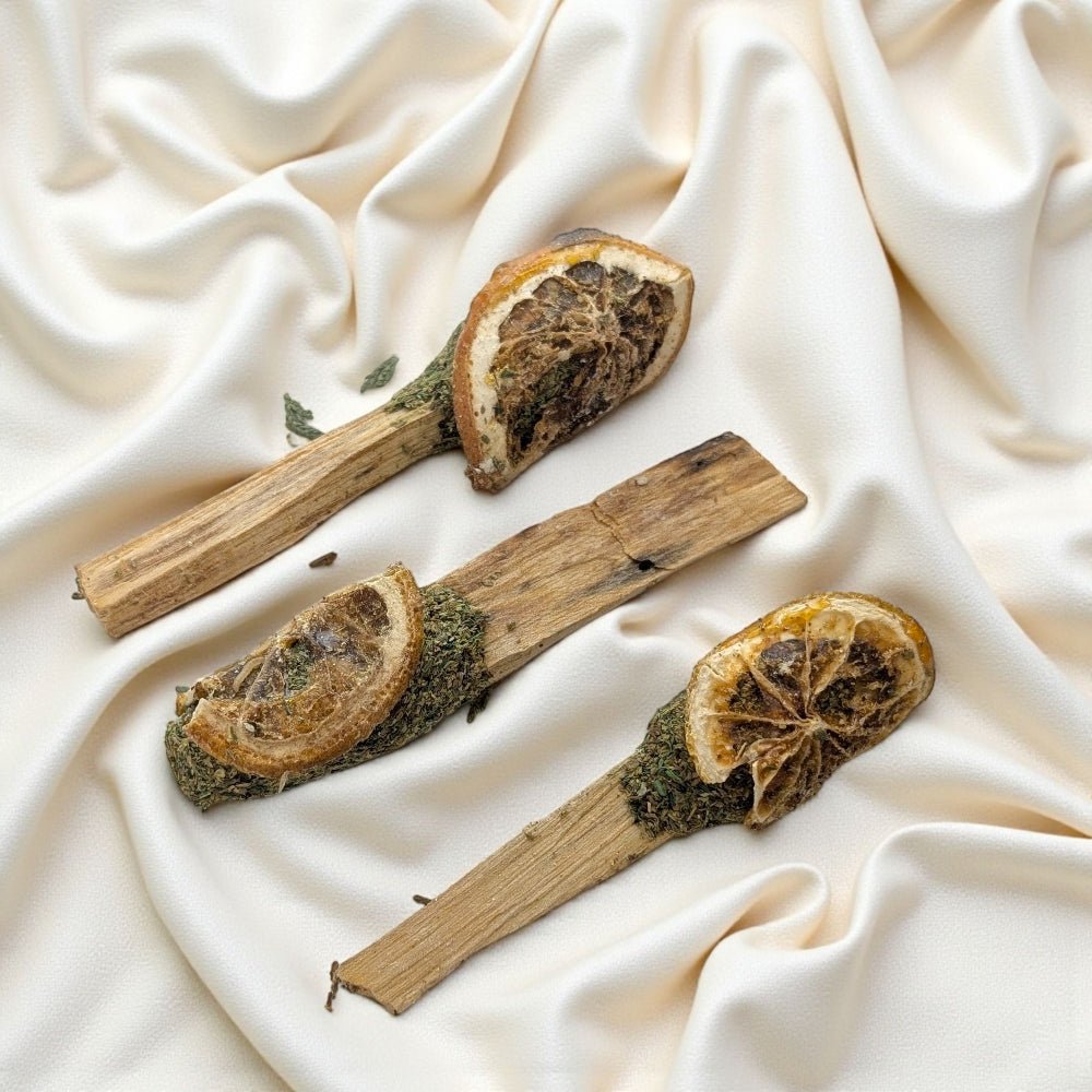 cedar and orange palo santo sticks for metaphysical stores Canada