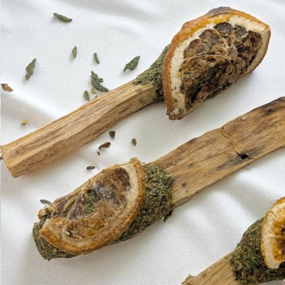 cedar and orange palo santo sticks ritual product wholesale Canada