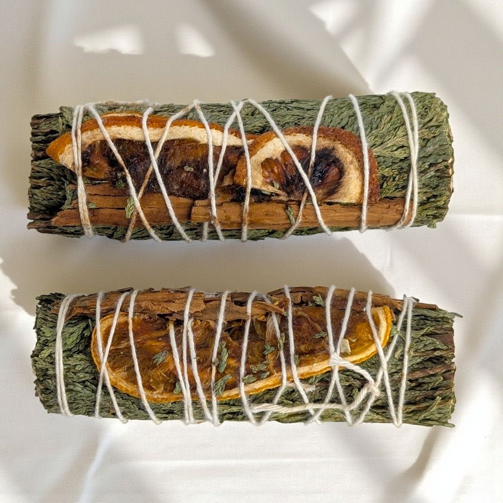 cedar orange and cinnamon smudge bundle wholesale Canada