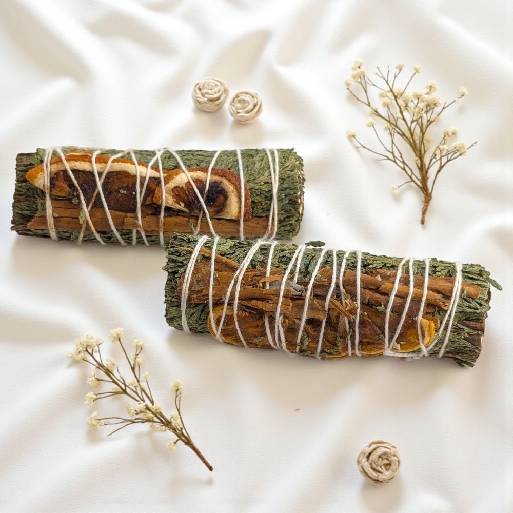 cedar orange and cinnamon smudge bundle ritual product wholesale Canada