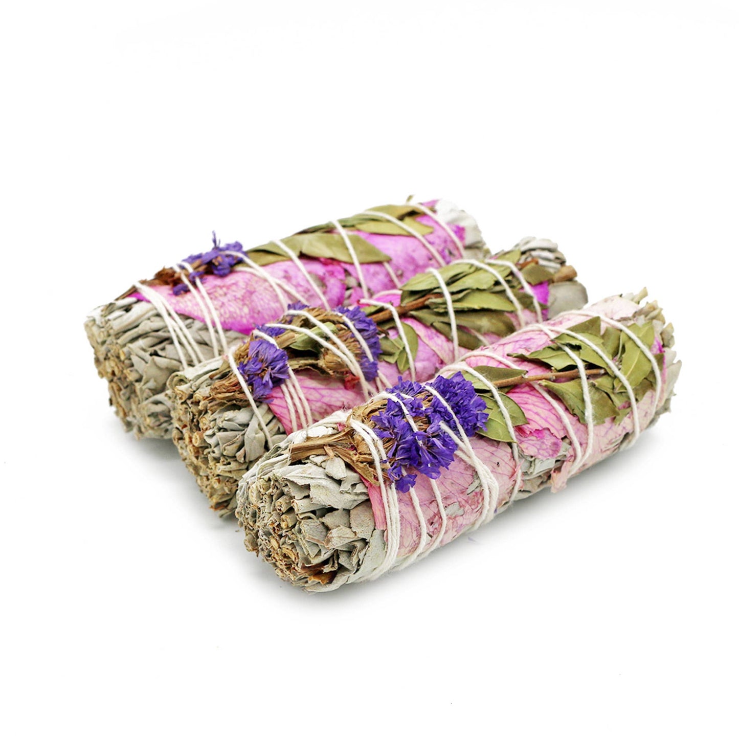 Rose Statice and Sage Smudge Stick product image 2