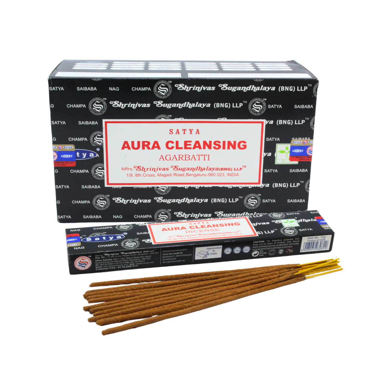 Satya Aura Cleansing Incense Sticks incense sticks wholesale listing