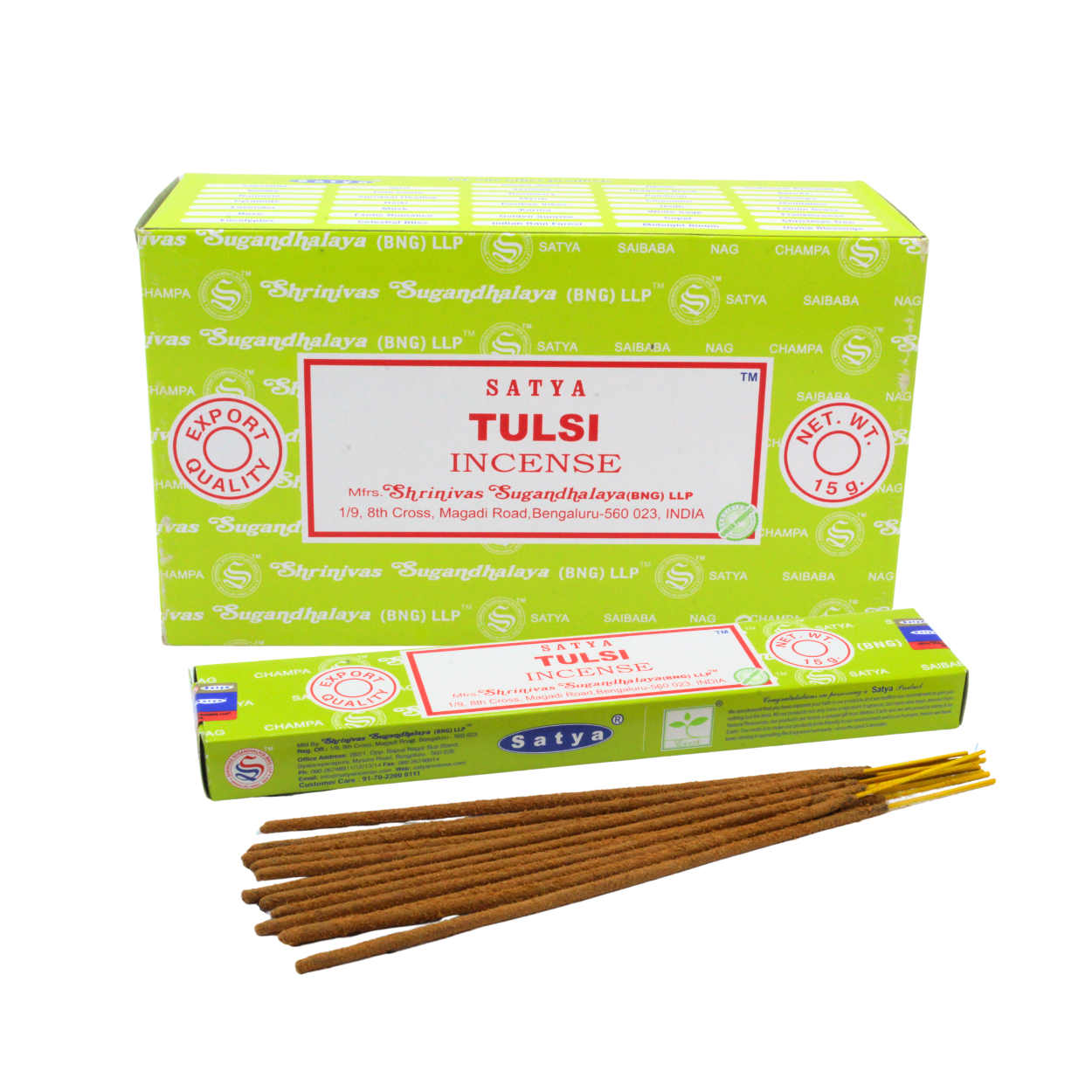 Satya Tulsi Incense Sticks incense sticks wholesale listing