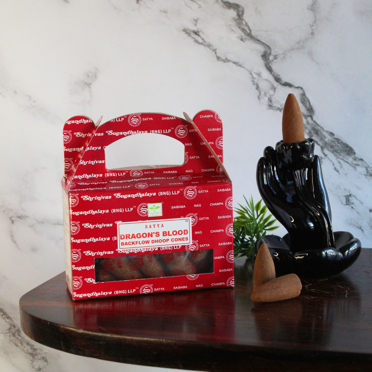 Satya Dragon's Blood Backflow Dhoop Cones backflow cones wholesale listing
