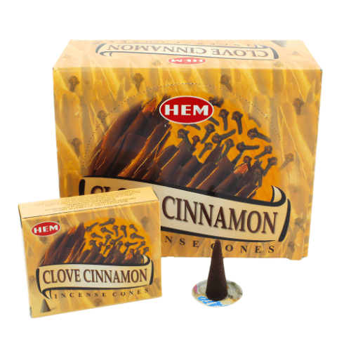 Hem Clove Cinnamon Cones incense cones wholesale listing