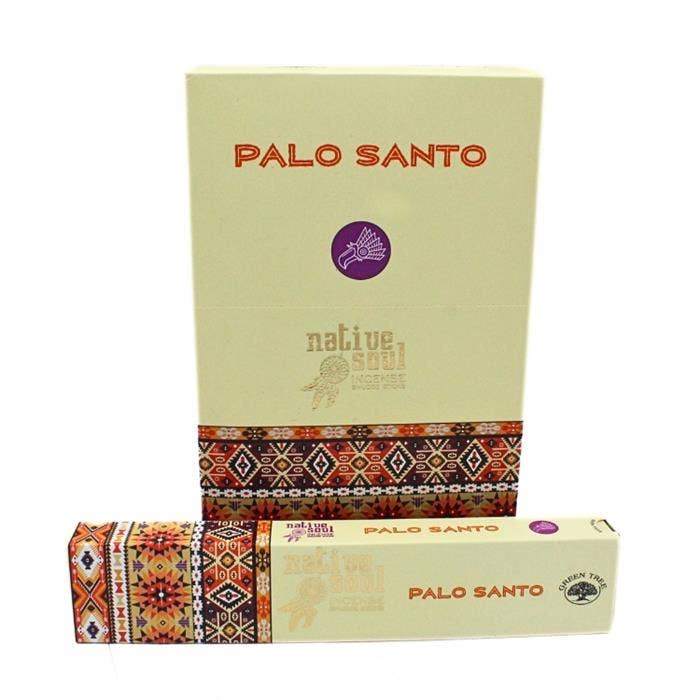 Green Tree Native Soul Palo Santo Incense 15 grams incense sticks wholesale listing