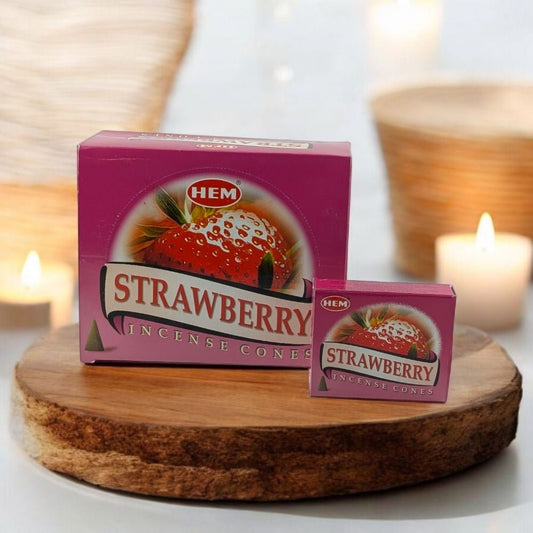Hem Strawberry Incense Cones product image