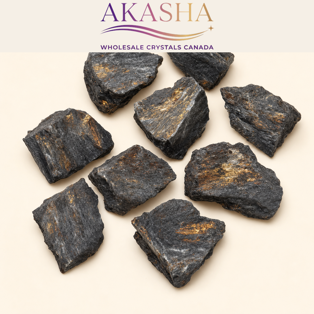 nuummite crystals available at Akasha Wholesale Crystals
