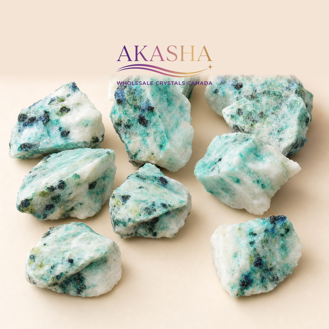 phoenix crystals available at Akasha Wholesale Crystals Canada 