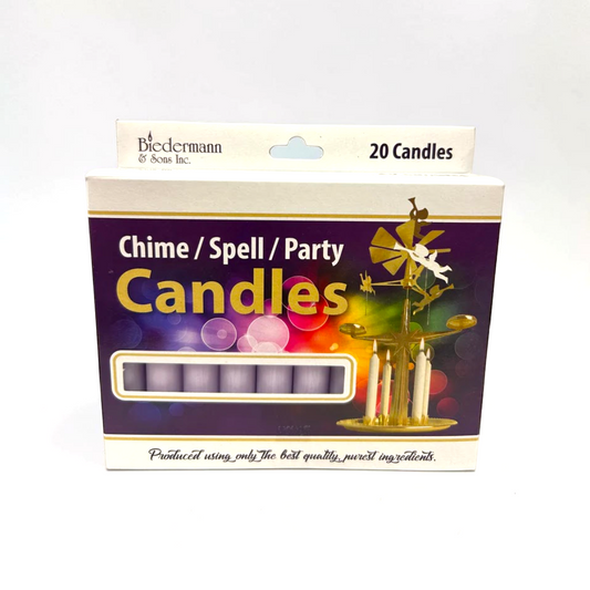 Light Purple Chime Candles Pack of 20