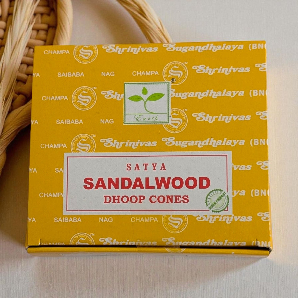 Satya Sandalwood Dhoop Cones product image 2