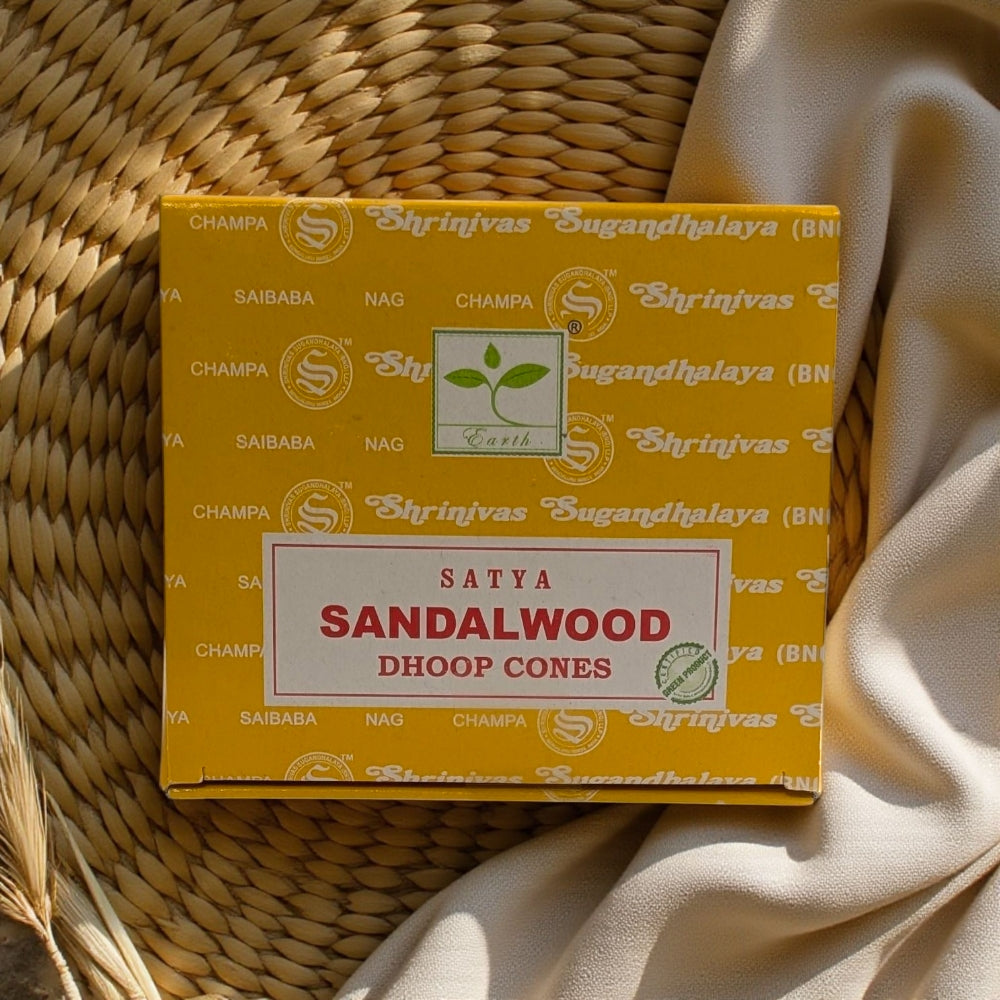 Satya Sandalwood Dhoop Cones product image