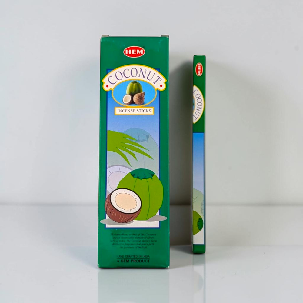 Hem Coconut Square Incense Box