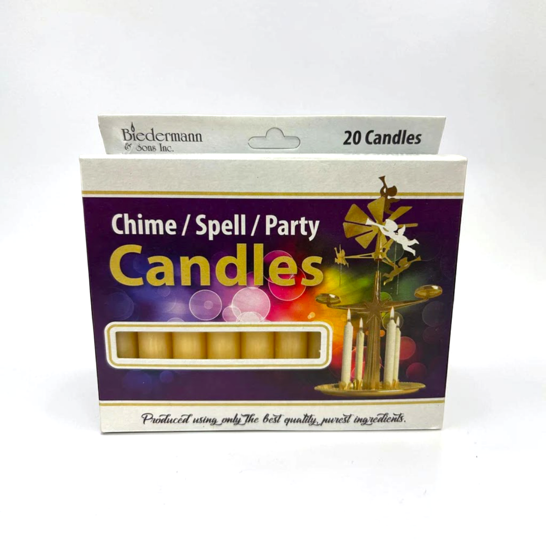 Ivory Chime Candles Pack of 20