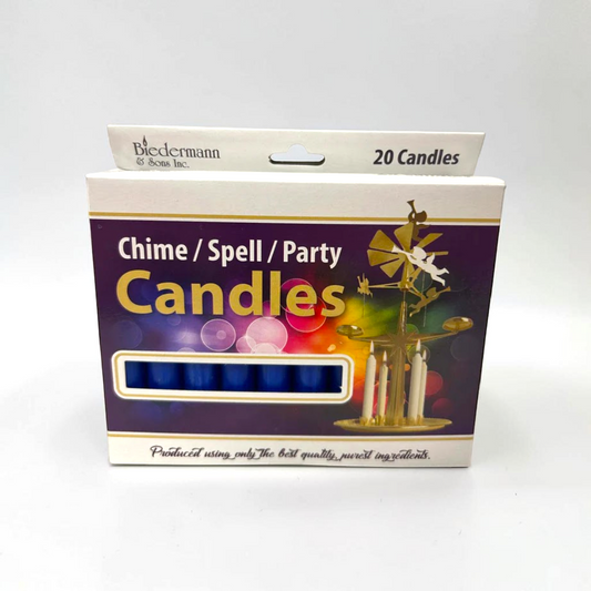 Dark Blue Chime Candles Pack of 20