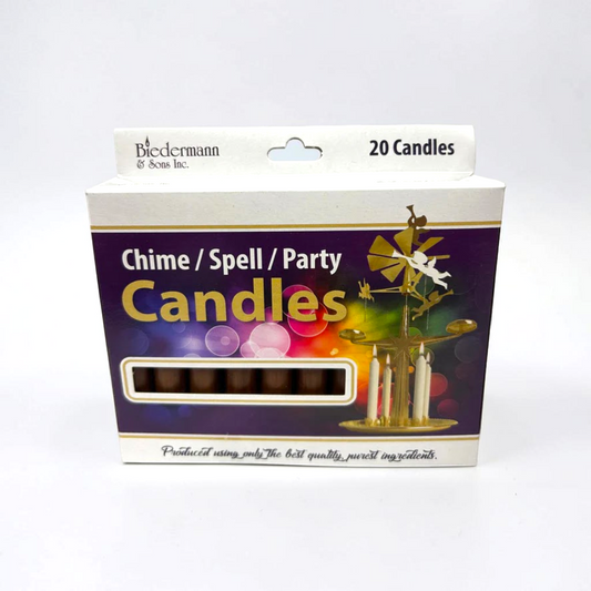 Brown Chime Candles Pack of 20