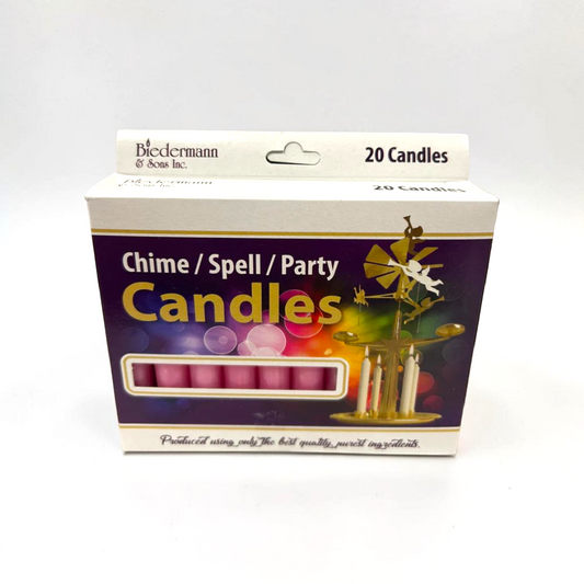 Pink Chime Candles Pack of 20