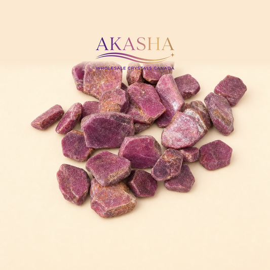 ruby crystals available at Akasha Wholesale Crystals Canada