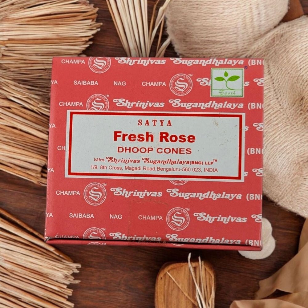 Satya Fresh Rose Incense Cones product image