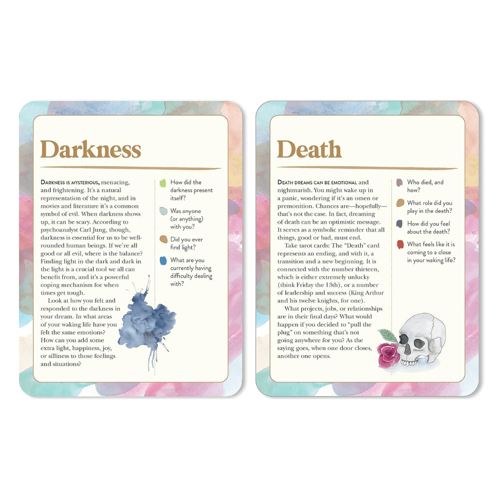 The Dream Symbols Card Deck by Nicole Chilton oracle card deck