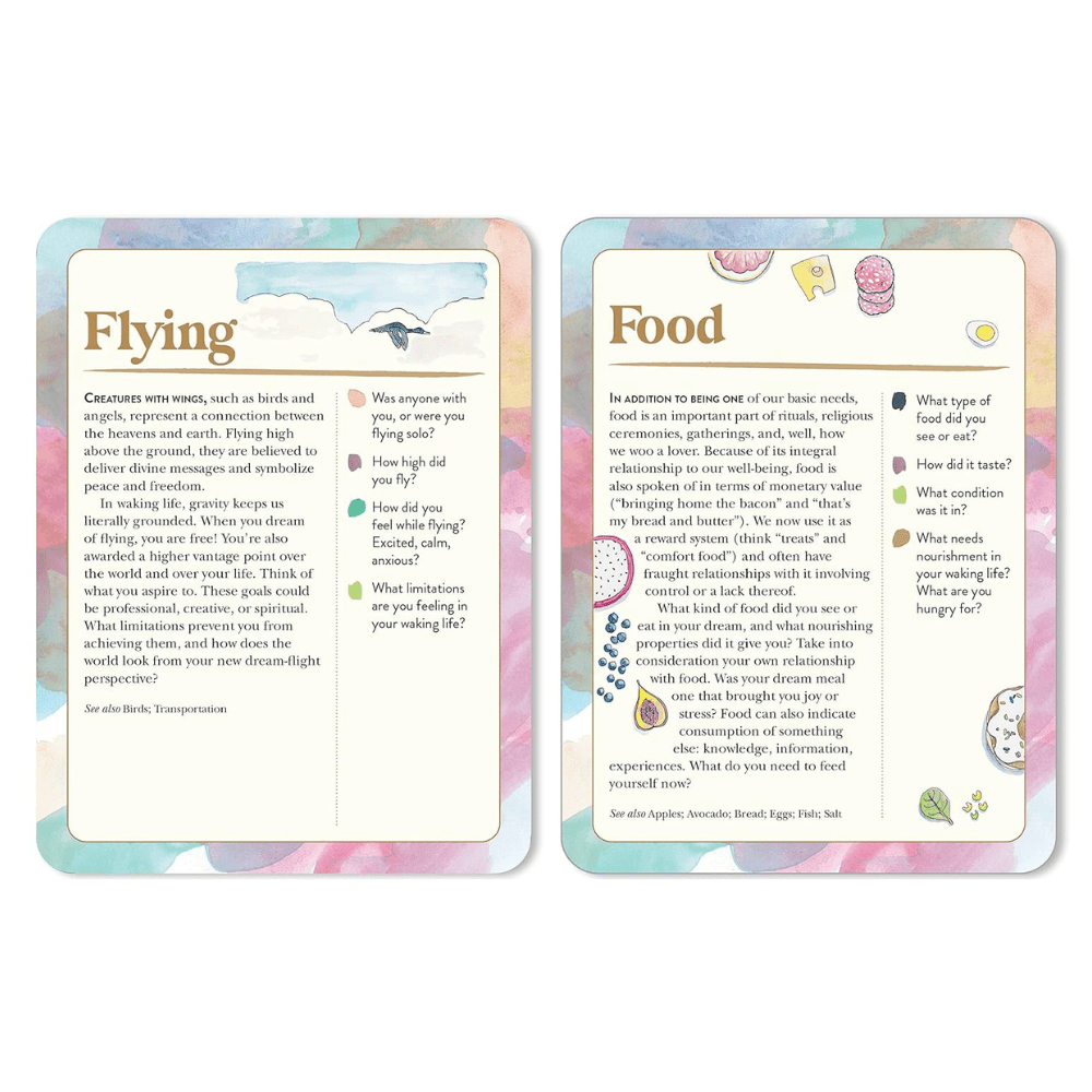 The Dream Symbols Card Deck by Nicole Chilton oracle card deck