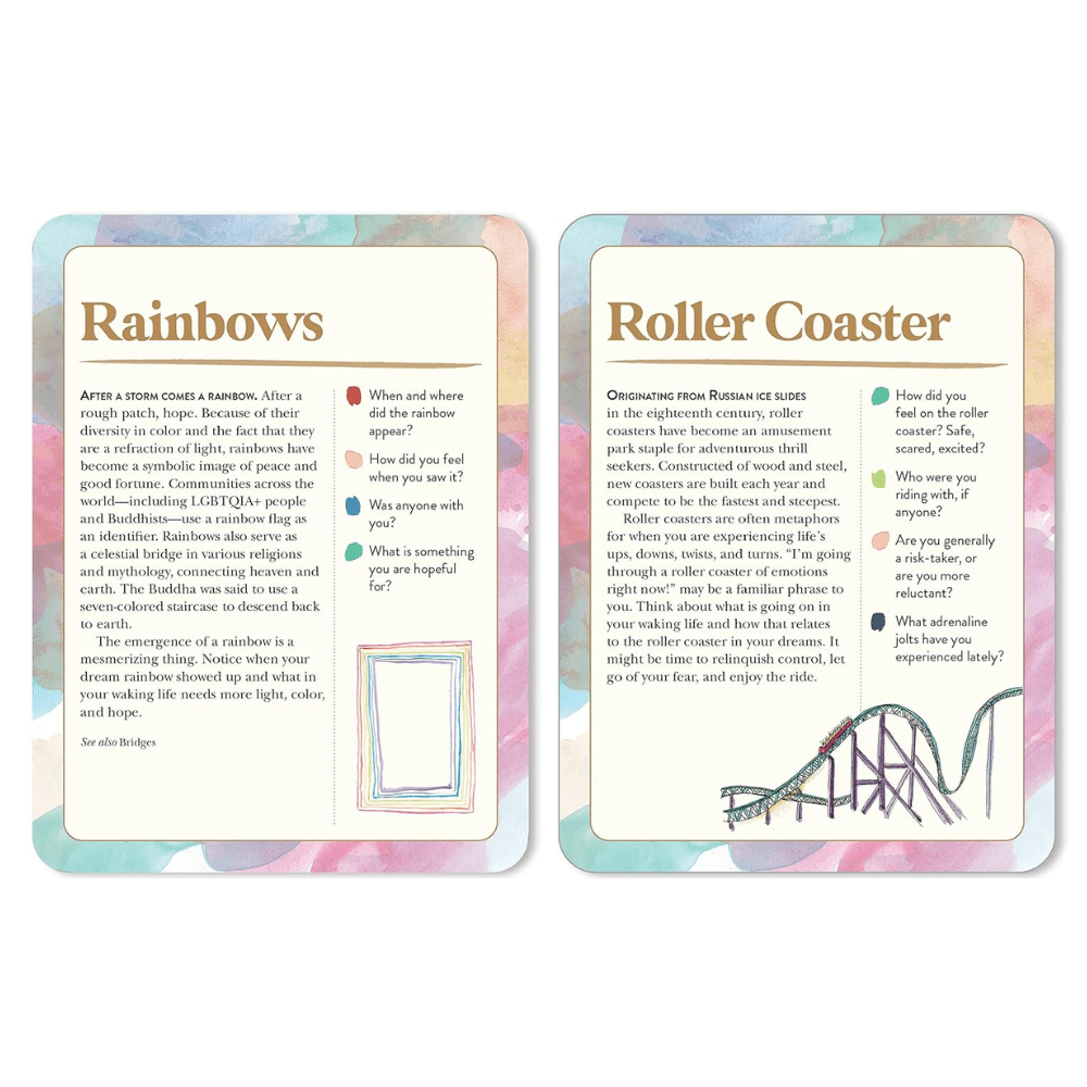 The Dream Symbols Card Deck by Nicole Chilton oracle card deck