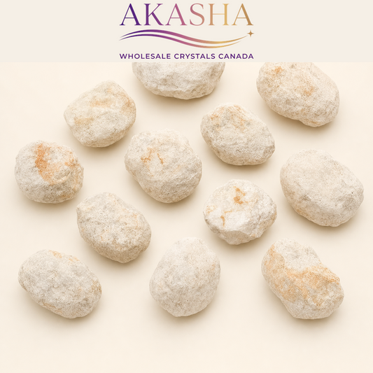 unopened geodes available at Akasha Canadian Crystal Wholesalers