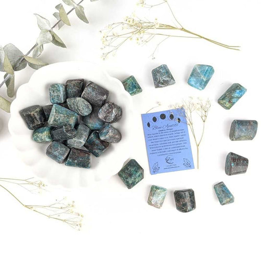 Blue Apatite Tumbles product image