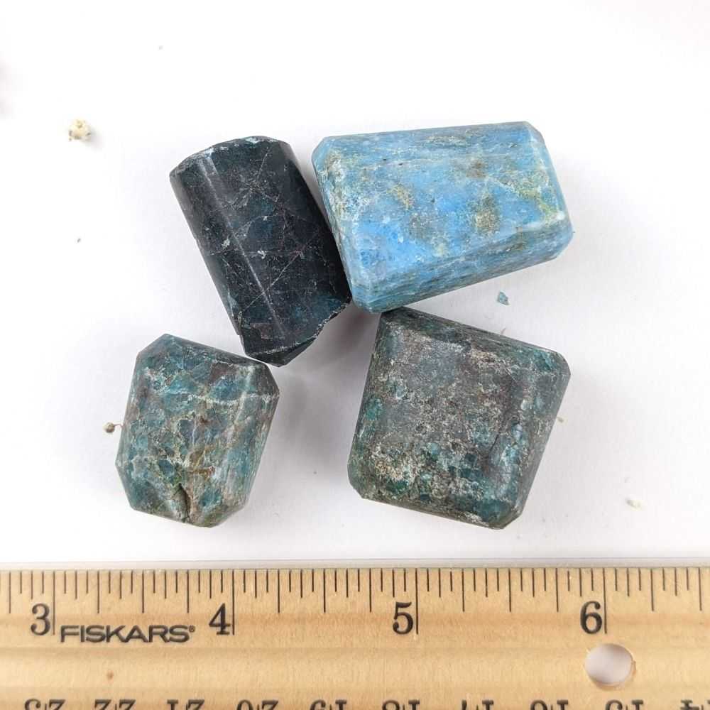 Blue Apatite Tumbles - Zen Collection