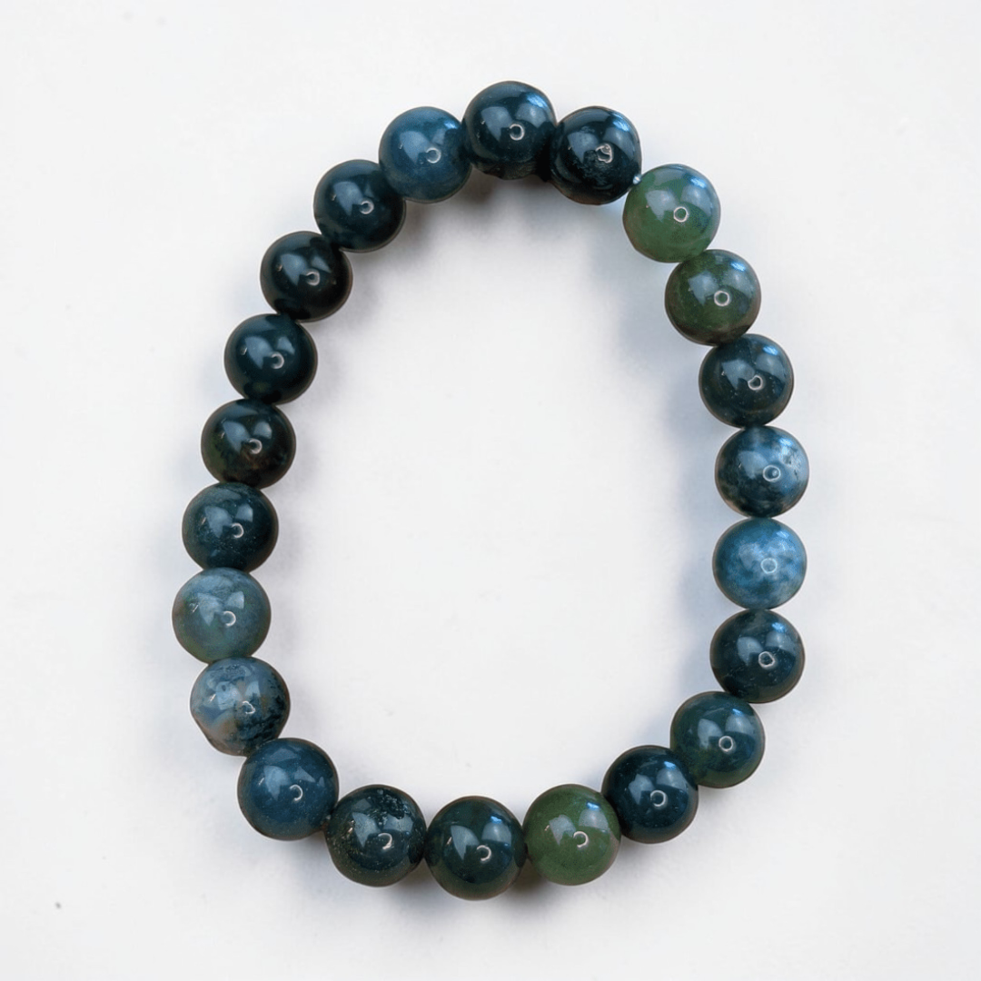 Moss Agate Bracelet image 2 wholesale product photo by Akasha Wholesale
