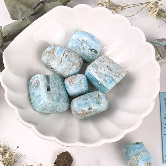 Blue Aragonite Tumbles product image