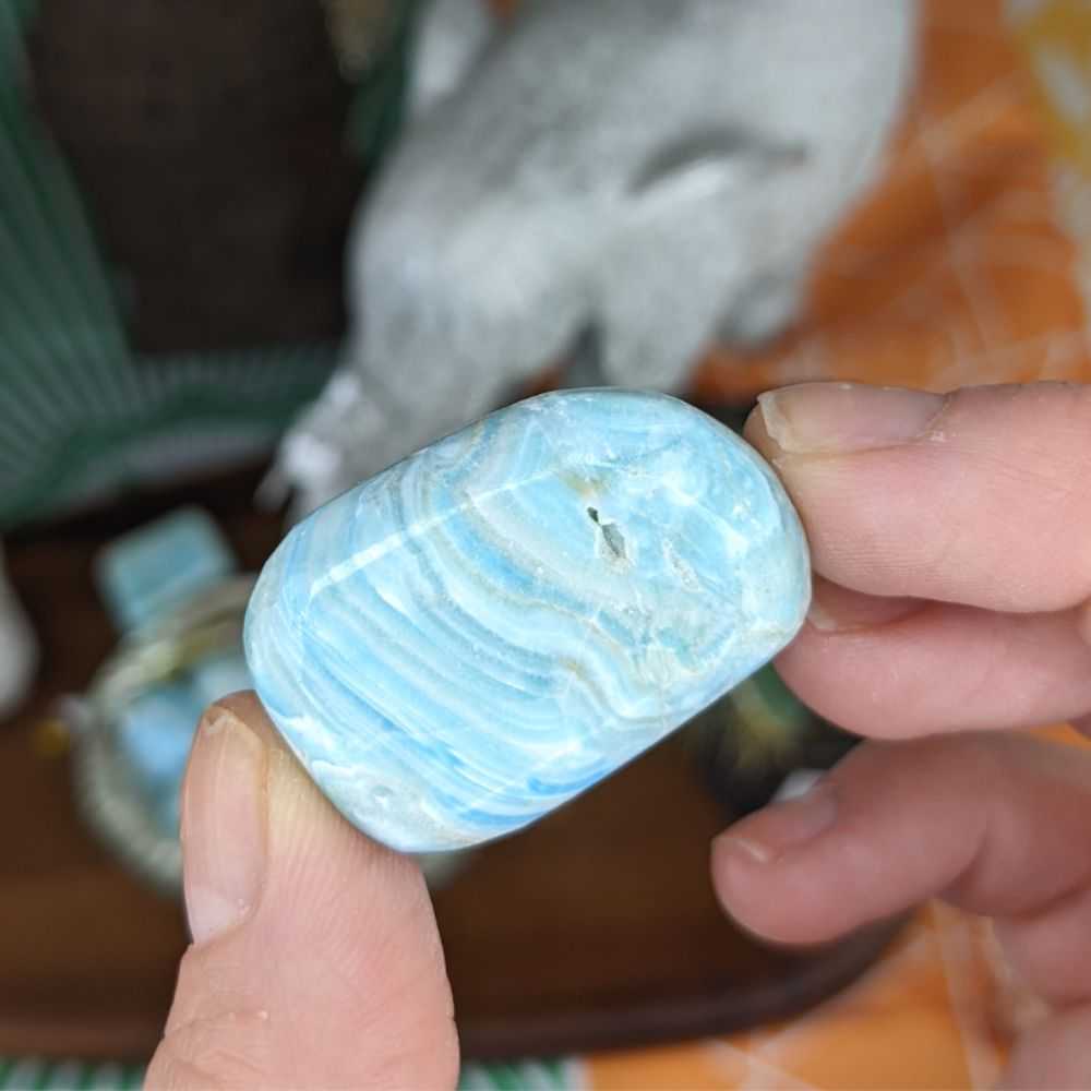 Blue Aragonite Tumbles product image 5
