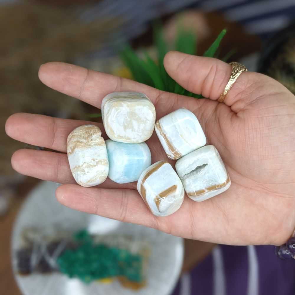 Caribbean Calcite Tumbles - Zen Collection