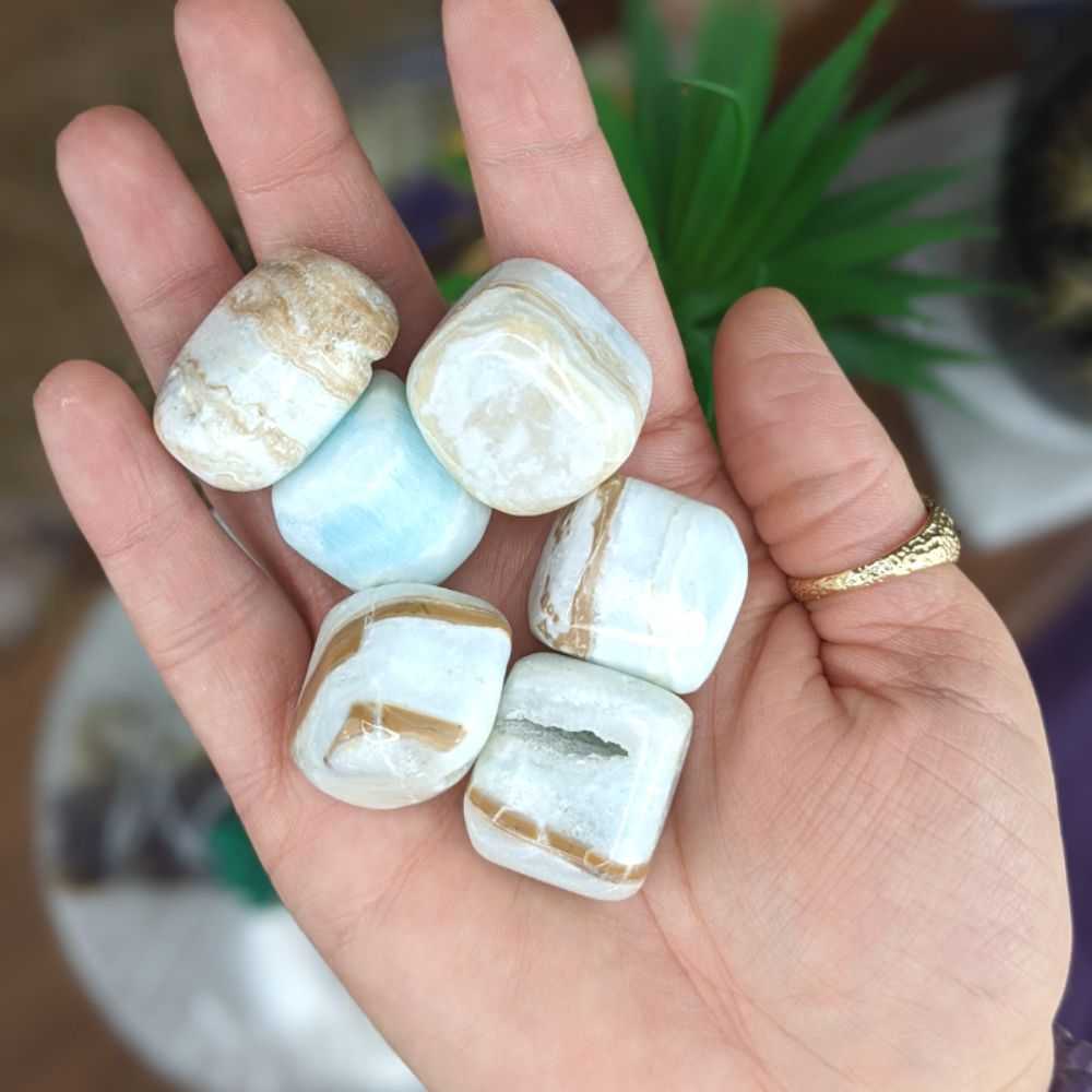 Caribbean Calcite Tumbles - Zen Collection