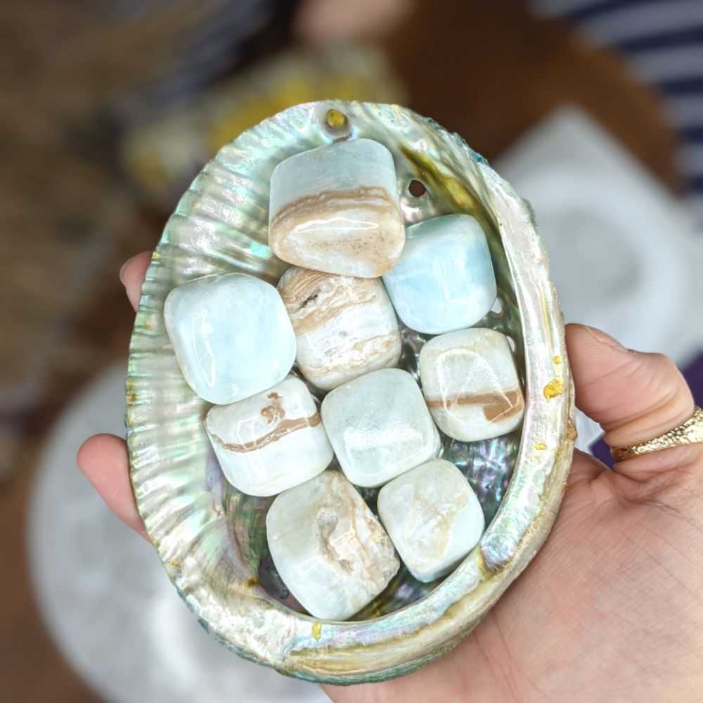 Caribbean Calcite Tumbles - Zen Collection