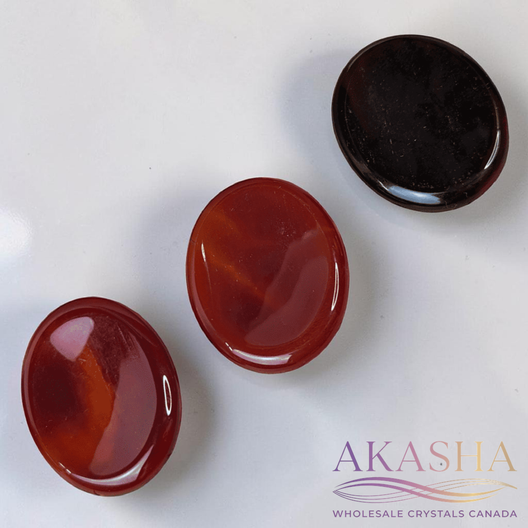 Carnelian Worry Stones - Zen Collection