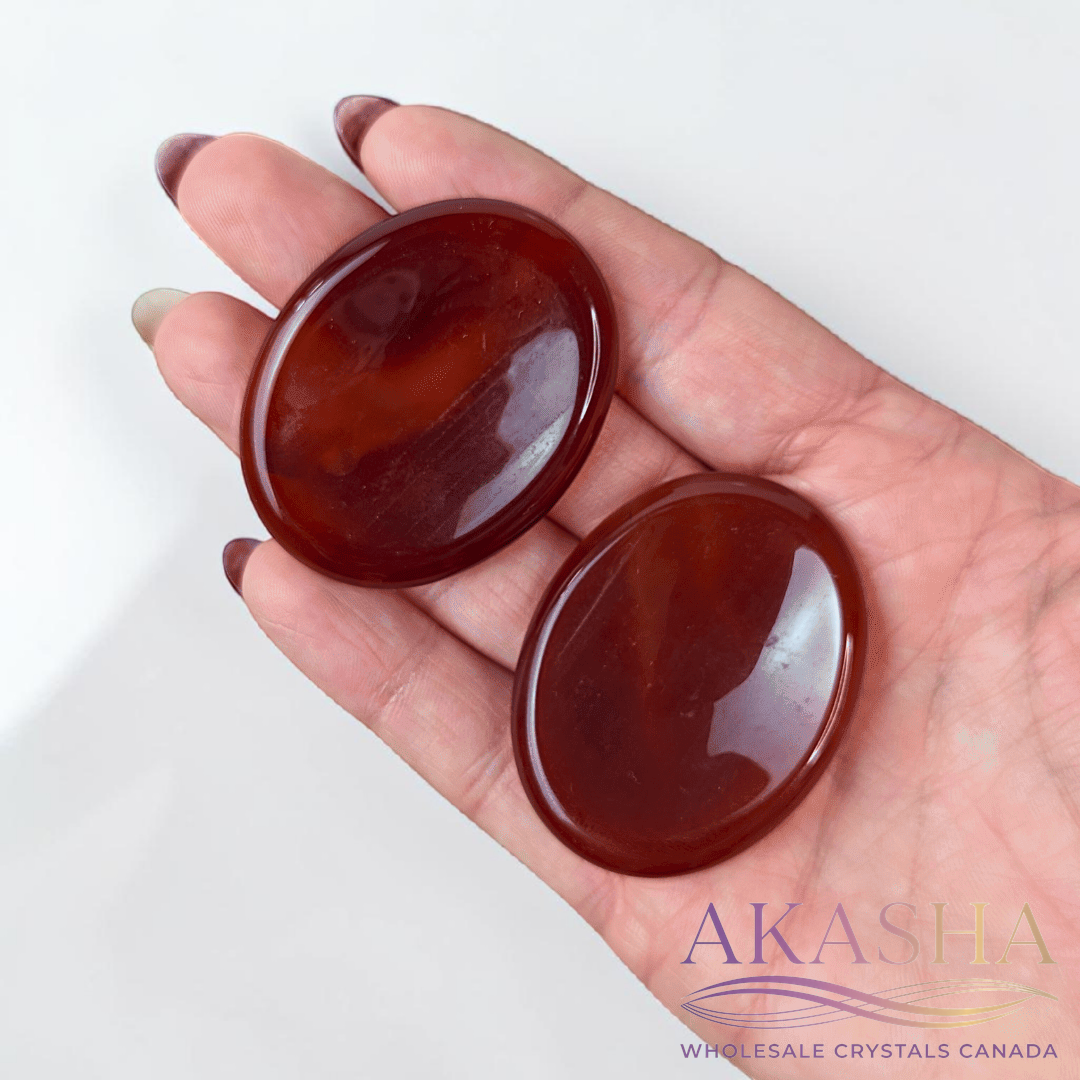 Carnelian Worry Stones - Zen Collection