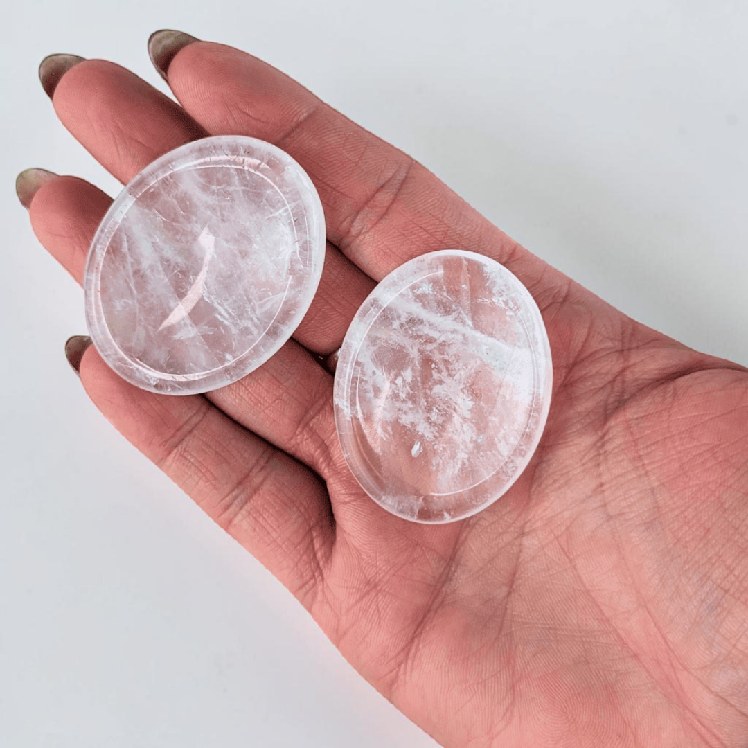 Clear Quartz Worry Stones - Zen Collection