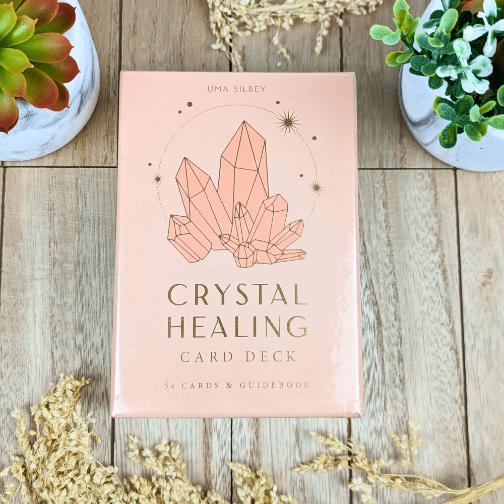 Crystal Healing Card Deck by UMA. SILBEY oracle card deck