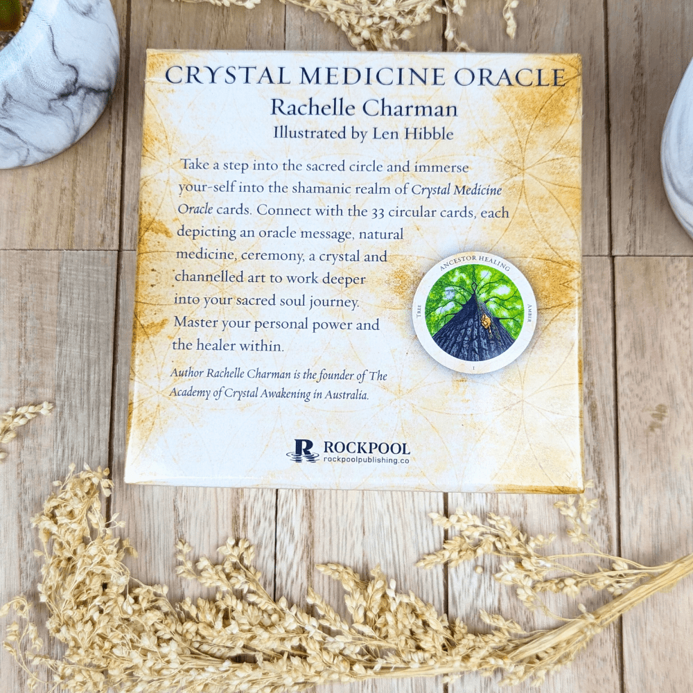 Crystal Medicine Oracle by an ancient Earth medicine oracle card deck