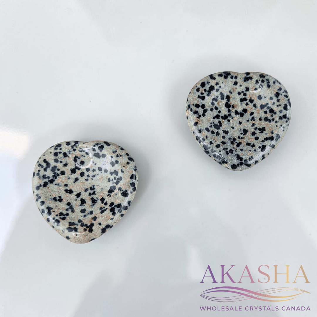 Dalmatian Jasper Worry Stones - Zen Collection