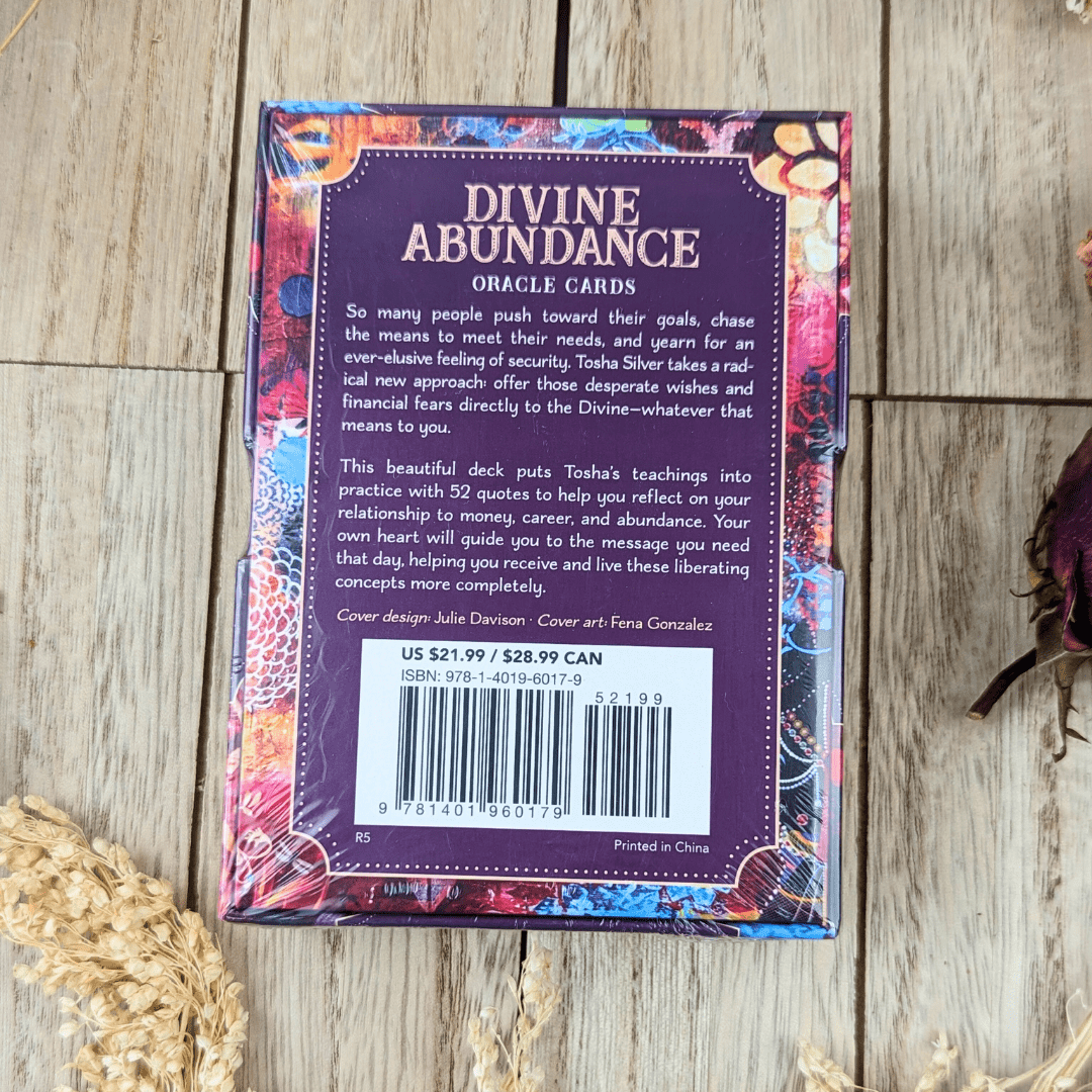 Divine Abundance Oracle Deck by Amy McLaren oracle card deck