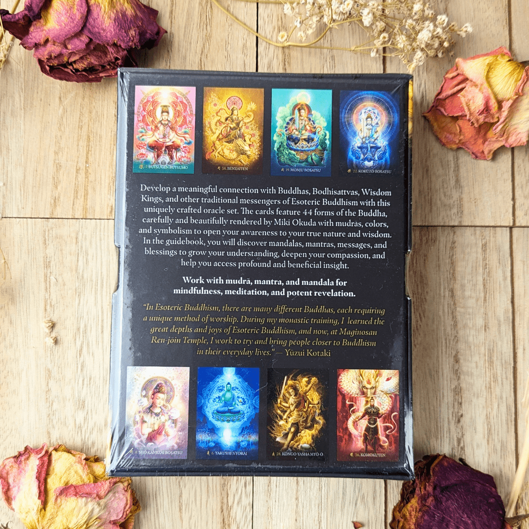 Esoteric Buddhism of Japan Oracle Cards by YUZUI. KOTAKI oracle card deck