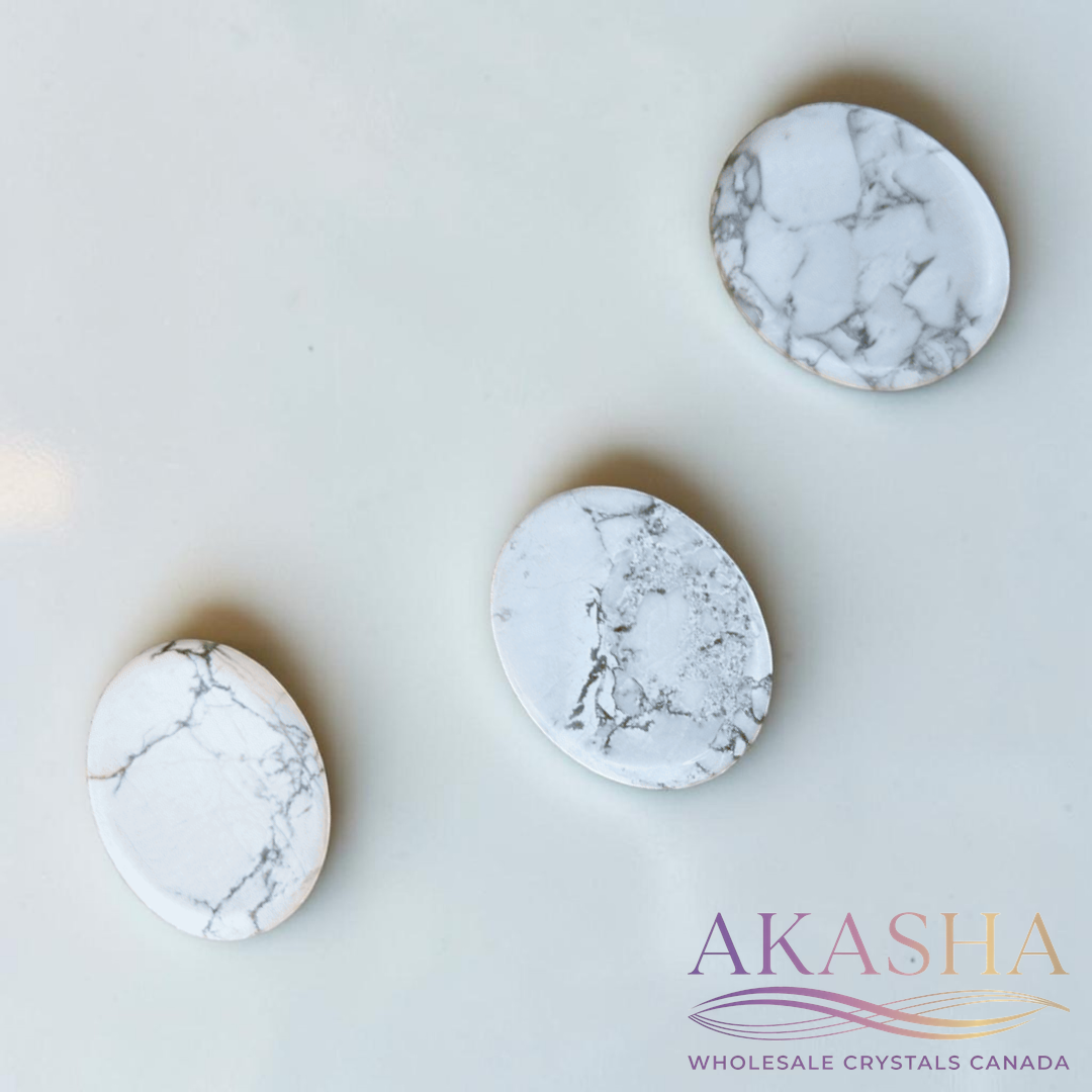 Howlite Oval Worrystones - Zen Collection