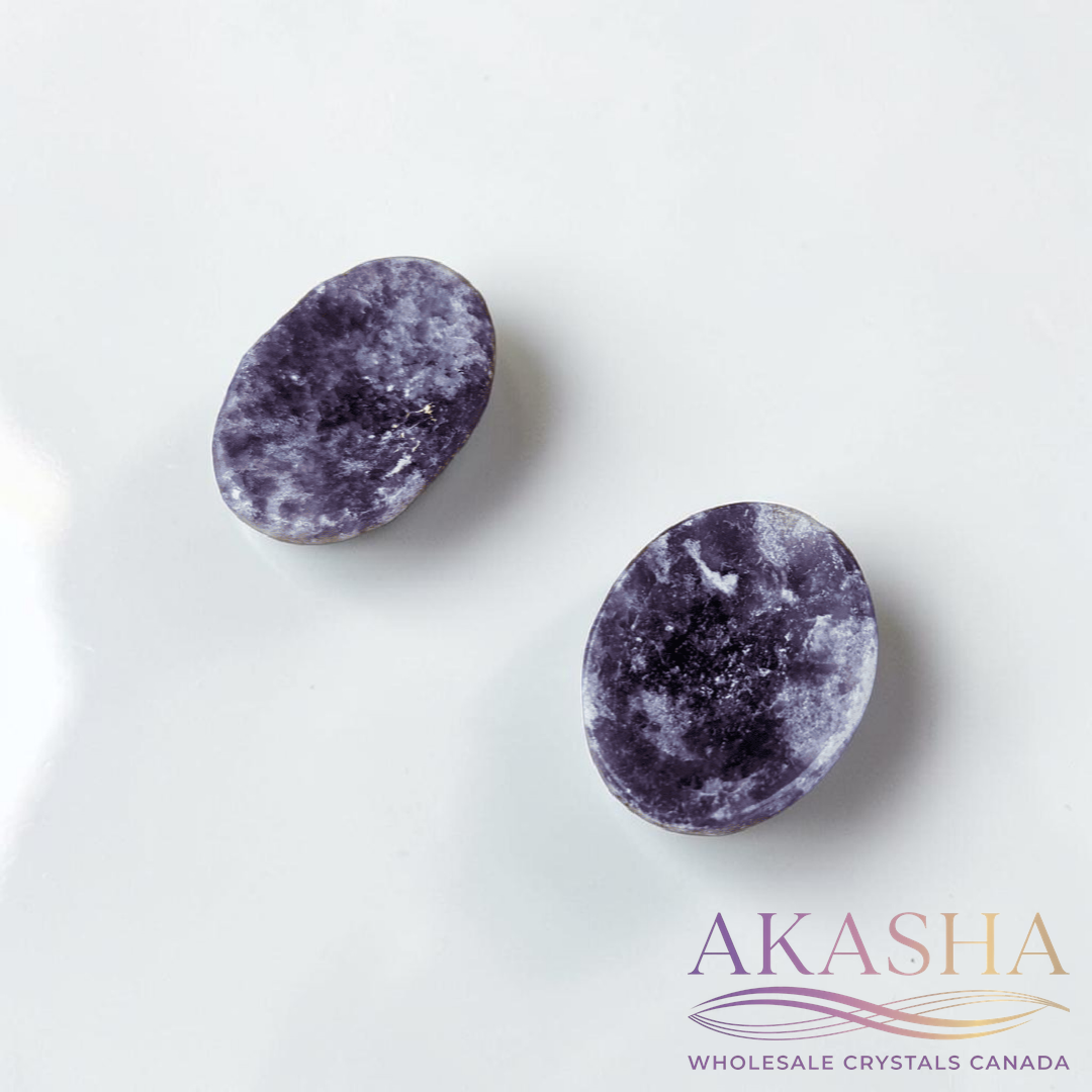 Lepidolite Oval Worry Stones - Zen Collection