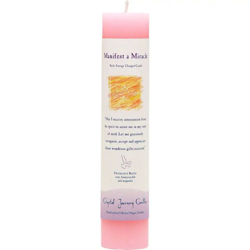 Manifest A Miracle Candle intention candle wholesale listing